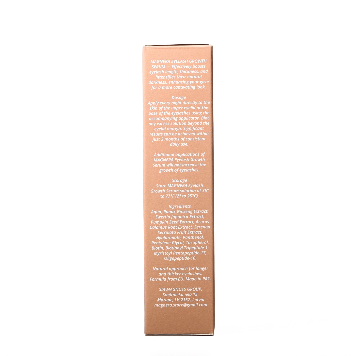Dabīgais skropstu serums 3 ml